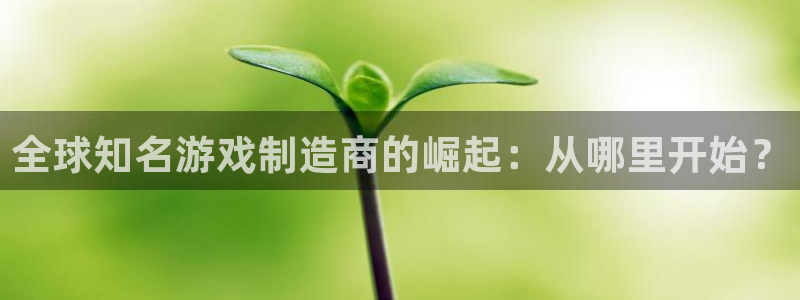 im电竞男装品牌：全球知名游戏制造商的崛起：从哪里开始？